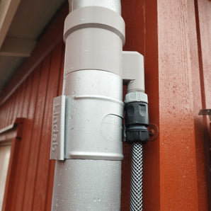 Sadeveden kerääjä kouruihin - 1/2" letkuliitin