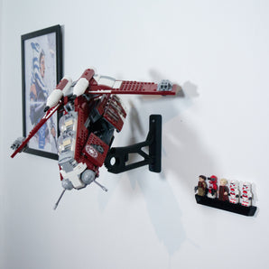 Seinäkiinnike Coruscant Guard Gunship 75354:lle