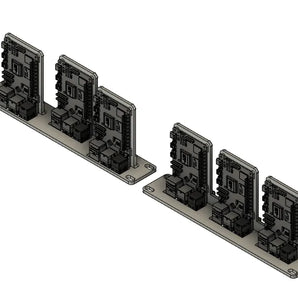 10" telinekiinnike 3x Raspberry Pi 5:lle