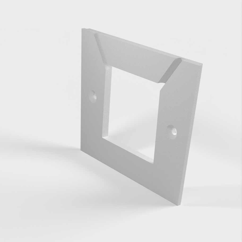 Kelluva tabletin seinäteline, jossa lataustuki