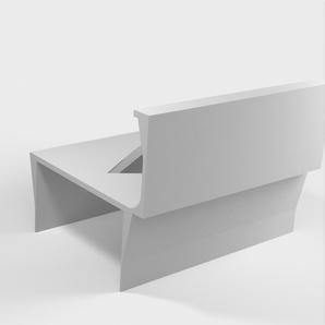 IKEA LACK Shelf Extender LITE älypuhelintelineellä