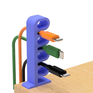 Rengasmainen USB-kaapelin pidike