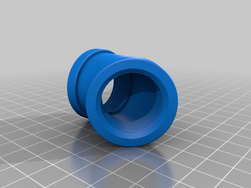 3/4" NPT 45 asteen kulma