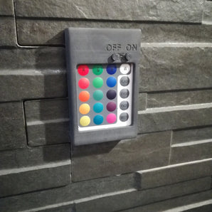 Seinään asennettava pidike LED-kaukosäätimelle
