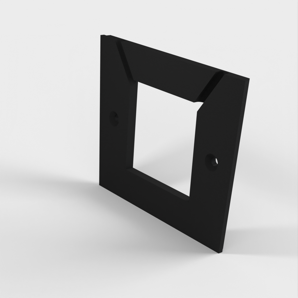 Kelluva tabletin seinäteline, jossa lataustuki