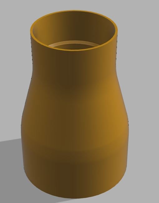 PVC-vähennys pölynkeräykseen – 6–4 tuumaa