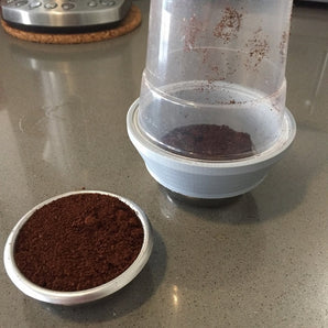 Suppilo Rancilio- ja yhteensopiviin espressosuodatinkoreihin