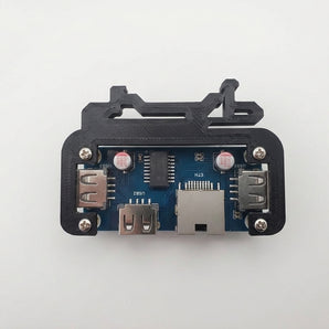 Pystysuuntainen DIN-kiskokiinnike Raspberry Pi Zero- ja Zero 2 W -malleille