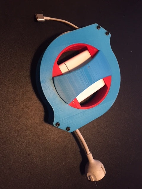 Magsafe 60W Kaapelin kelaus Remix (ruuviversio)