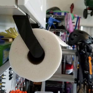 Laajennettu paperipyyheteline kaapin hyllyille – 16 mm:n puristin