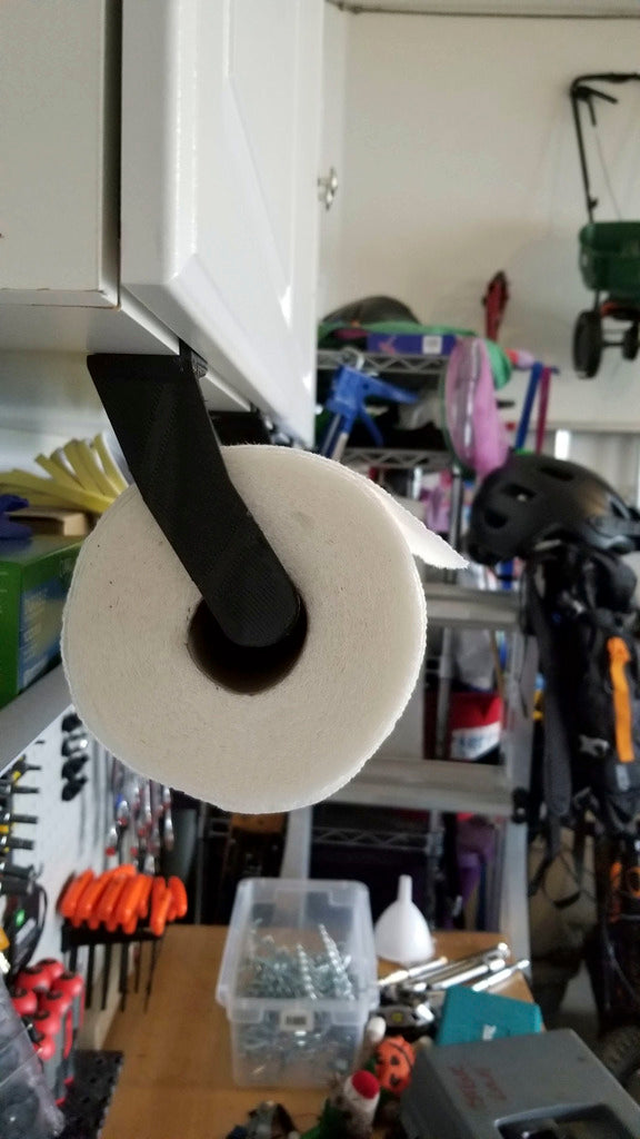 Laajennettu paperipyyheteline kaapin hyllyille – 16 mm:n puristin