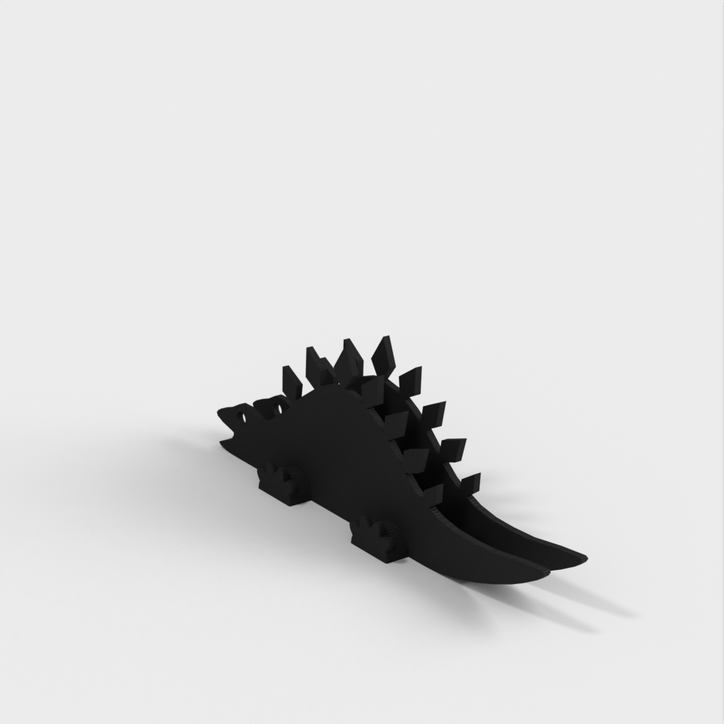 Muokattavissa oleva Stegosaurus lautasliinanpidin