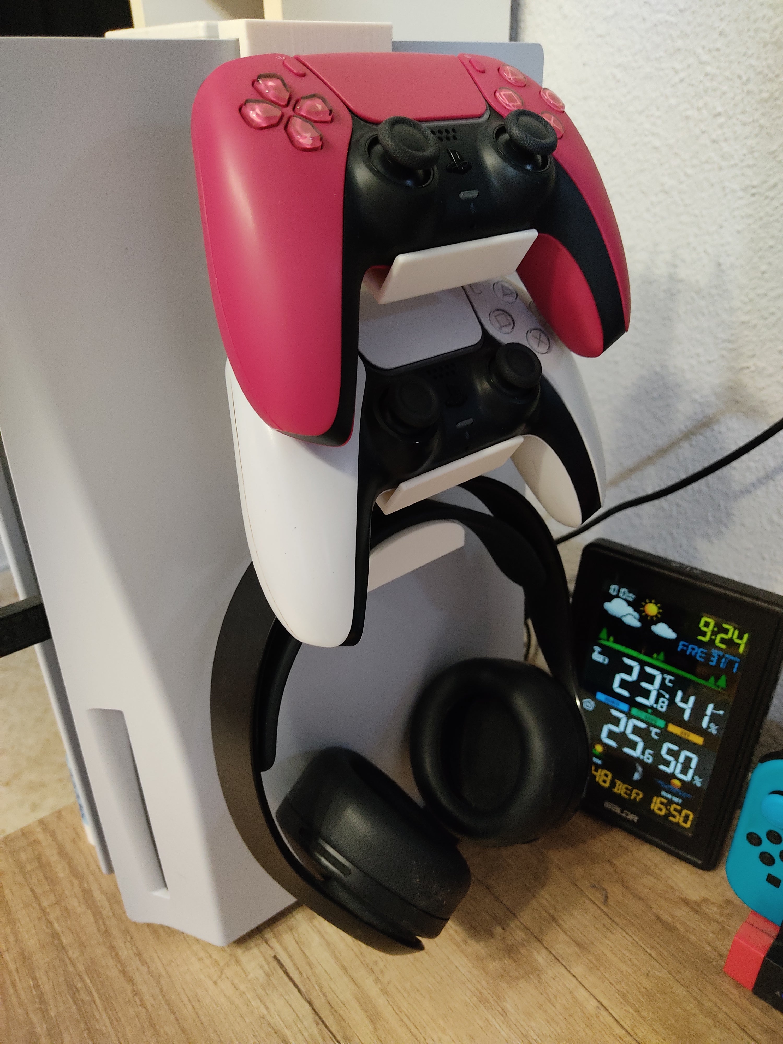 Playstation 5 DualSense x2 ja Headset PS5 -klipsi