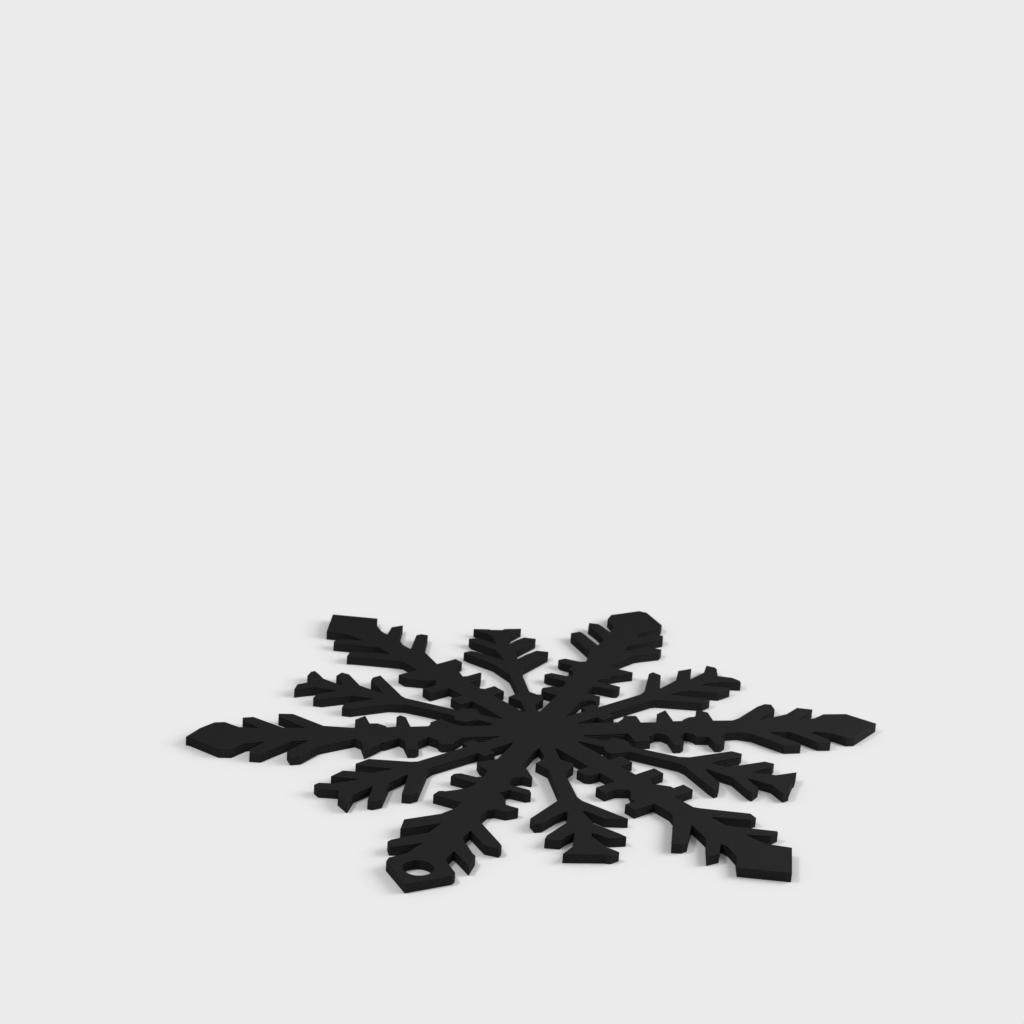 Joulun lumihiutalepuu koriste