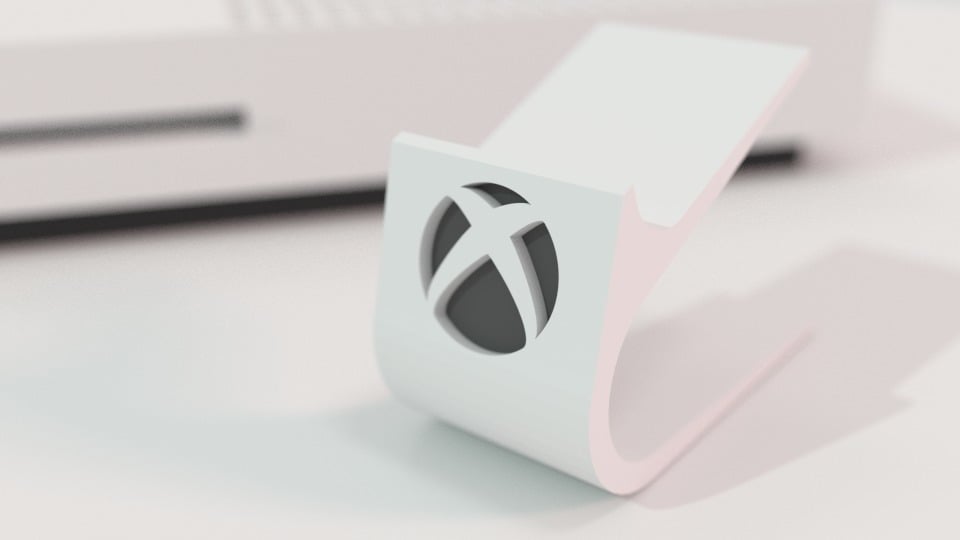 Xbox One -ohjainteline Xbox-logolla