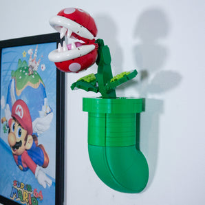 Seinäkiinnike LEGO Mario Piranha Plant 71426:lle
