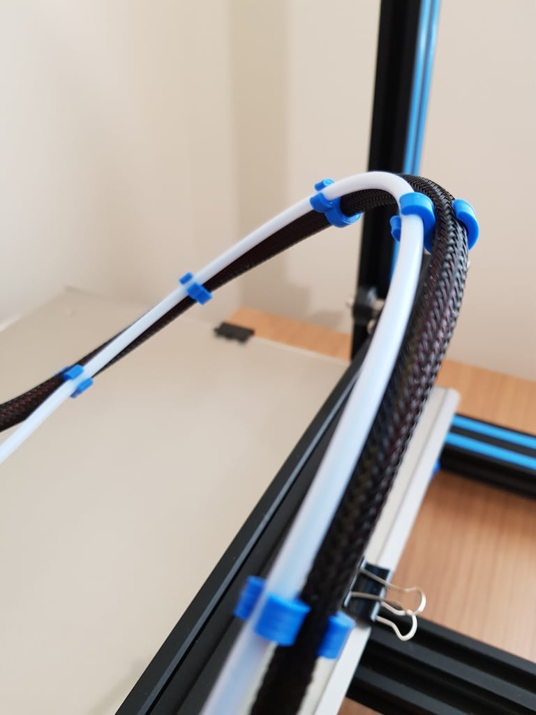 Kaapeliteline CR10 Bowden- ja ekstruuderikaapeleille