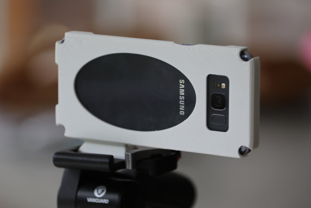 Samsung Galaxy S8+ jalustan ja GoPro-kiinnikkeen kotelo