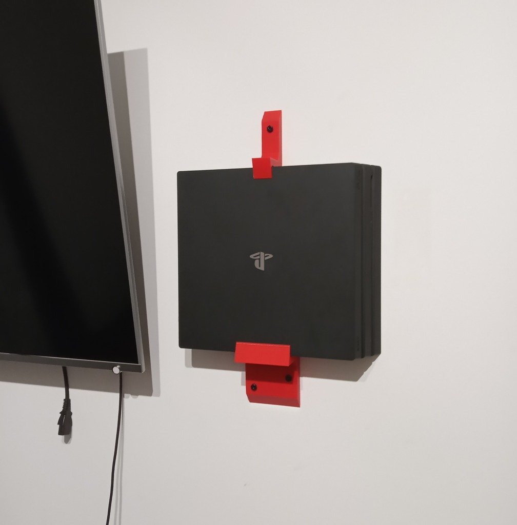 PS4 Pro -seinäteline