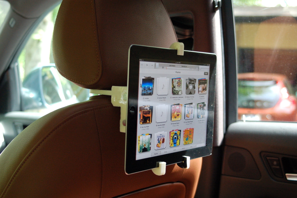Auton niskatuen iPad-teline takapenkille