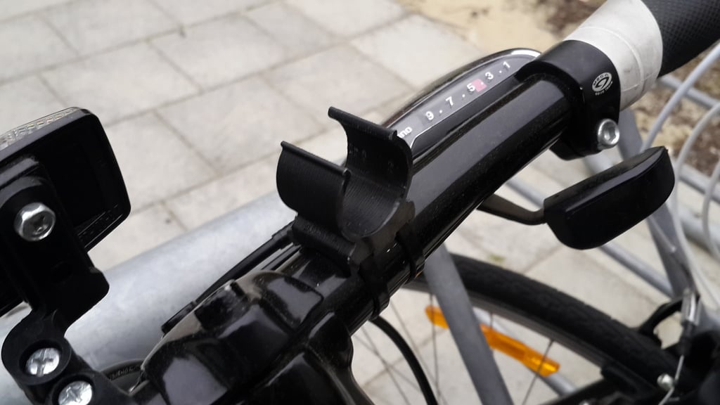 Bike Torch Clamp - Polkupyörän taskulampputeline polkupyörän ohjaustankoon
