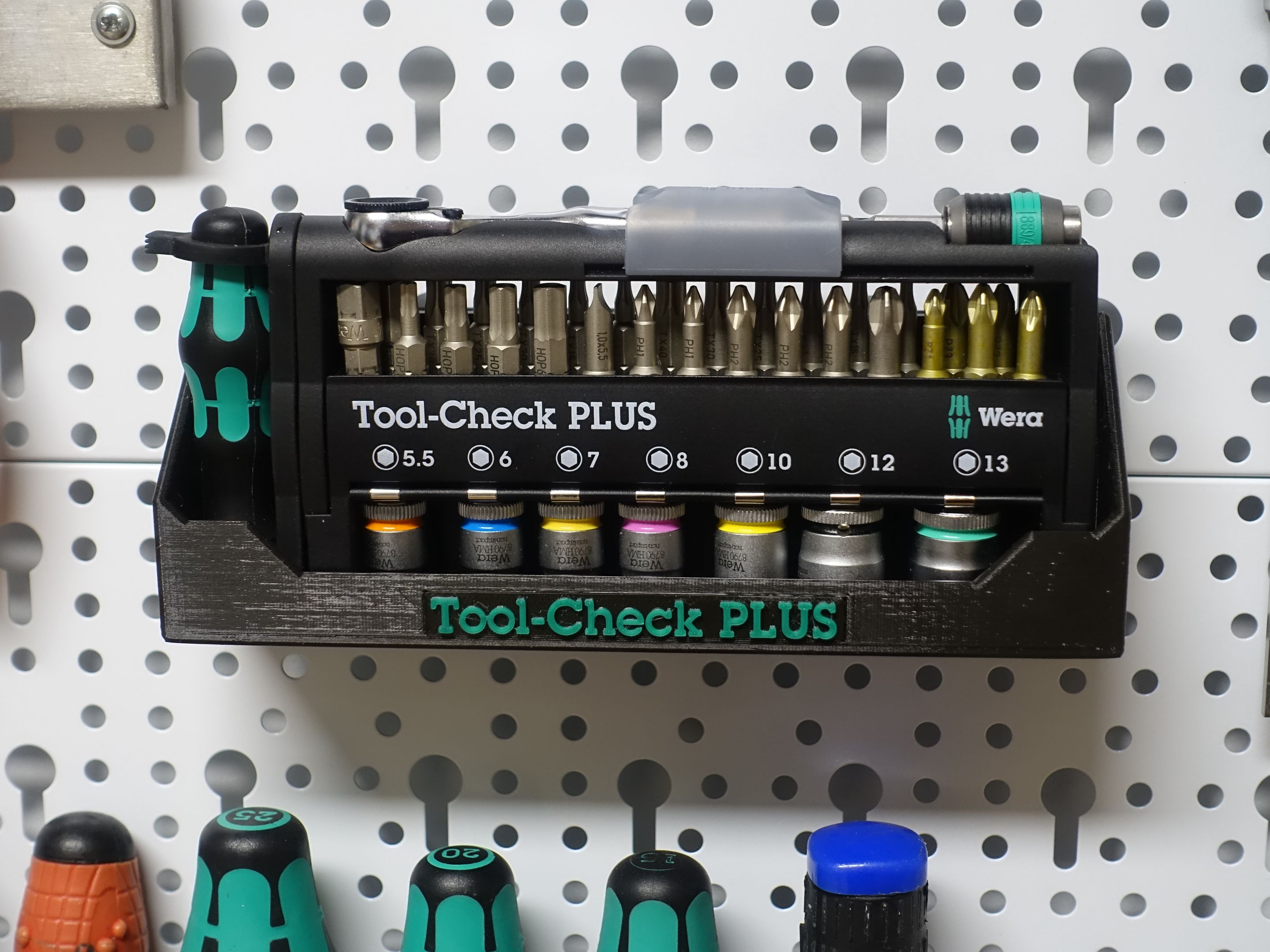 Wera Tool-Check Plus -seinäteline (ilman vyöklipsiä)