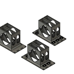 10" 3U telinekiinnike 2x Sonos Portille