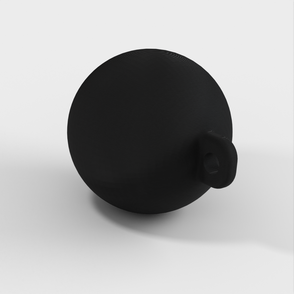3D-tulostettu palapeli pallon kanssa
