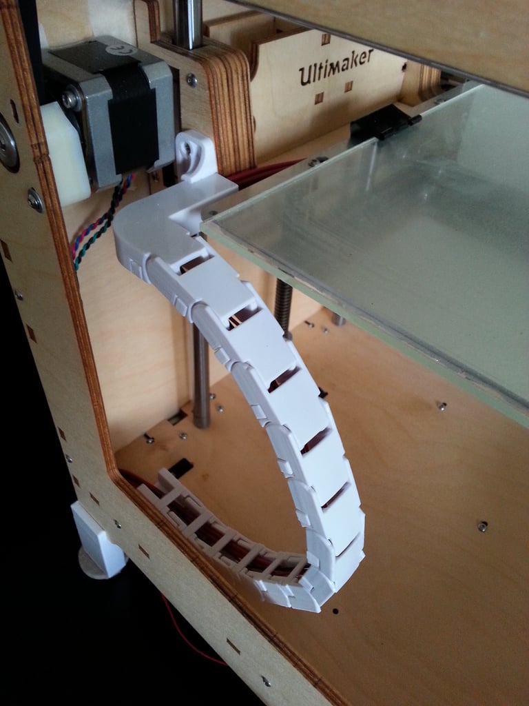 Ultimaker Original -kaapeliketjuadapteri DIY-lämmitettyihin sänkyihin