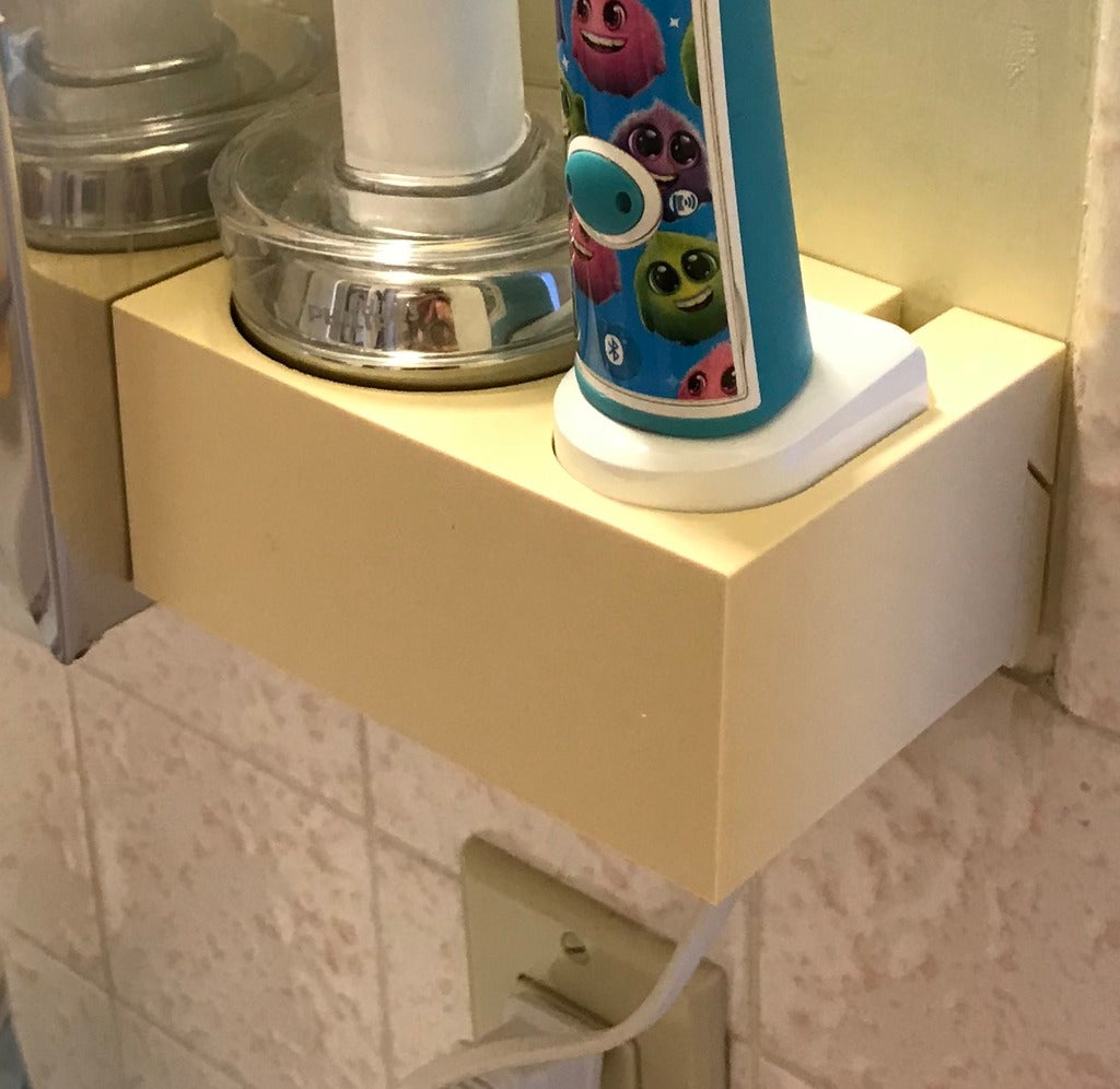 Sonicare-seinään asennettava latauskotelo hammasharjoille