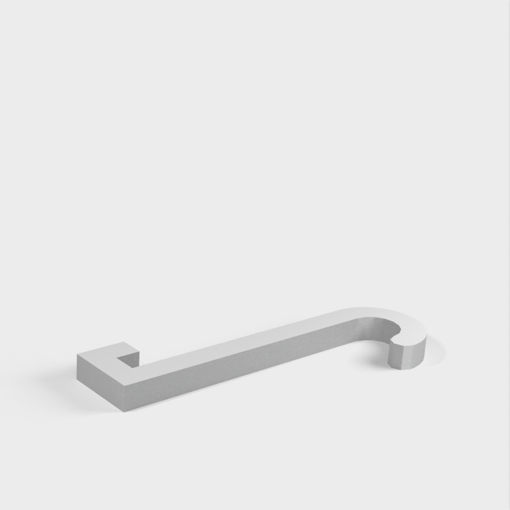 Työkaluripustin Yksinkertainen koukku Makerbotille
