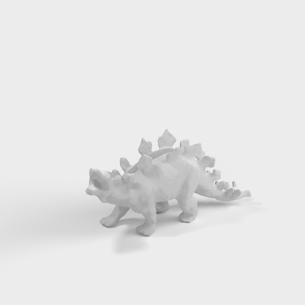 Stegosaurus-käyntikorttikotelo pöytään ja toimistoon