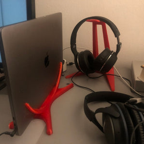 Pystysuuntainen kannettavan tietokoneteline MacBook Prolle