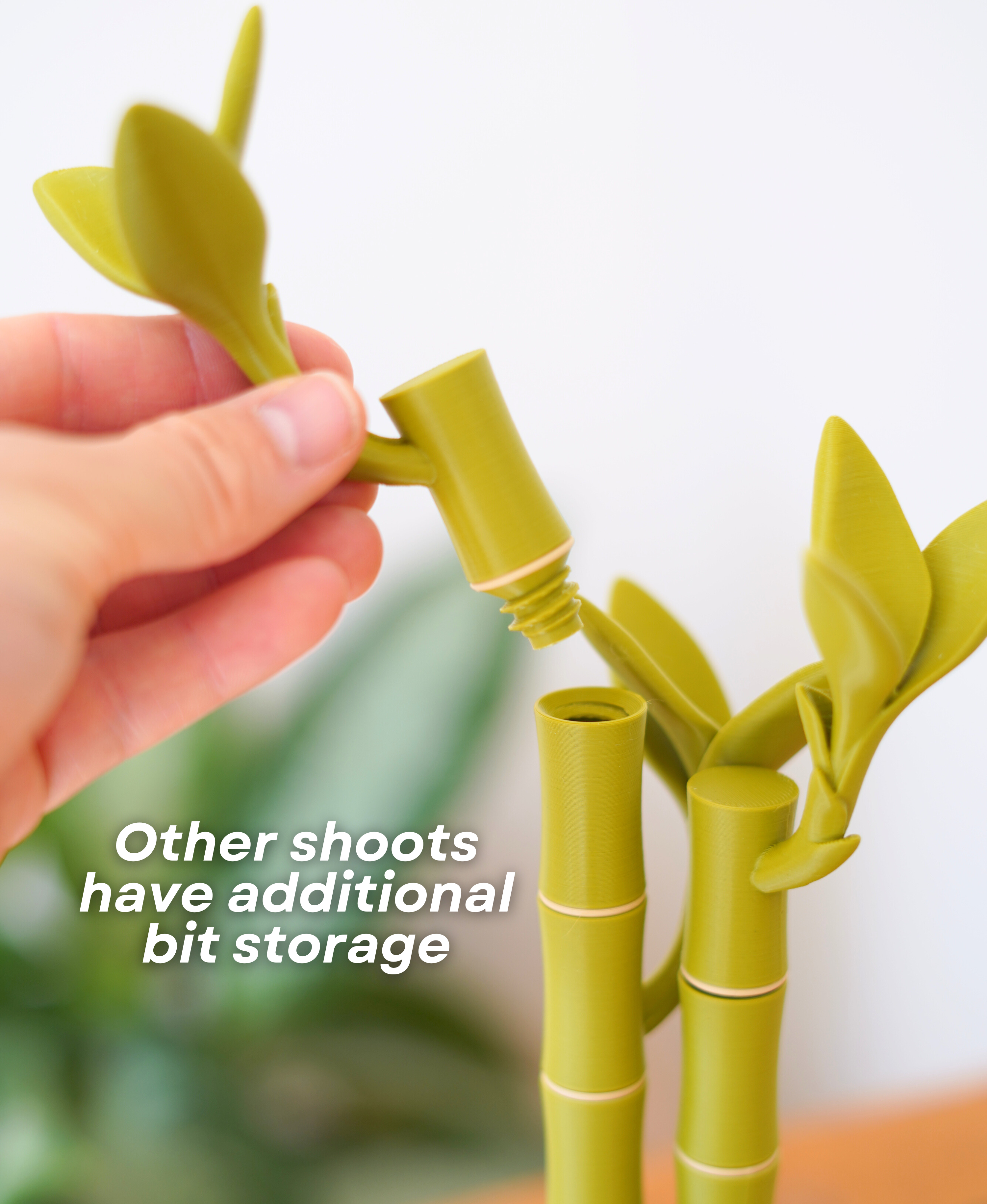 Bamboo Bits: Tyylikäs työpöydän työkalujen säilytys