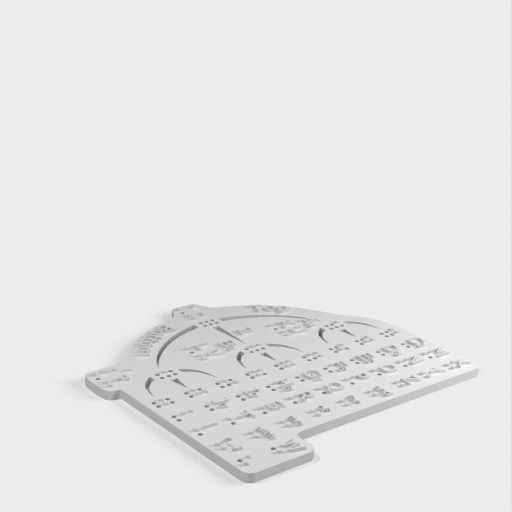 BrailleTree Visio-Tactile muistitieto apuväline pistekirjoituksen oppimiseen