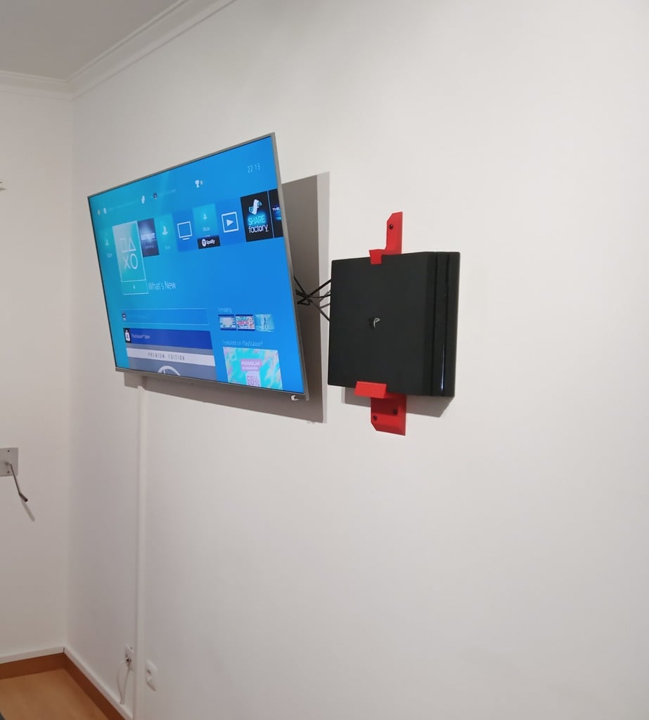 PS4 Pro -seinäteline