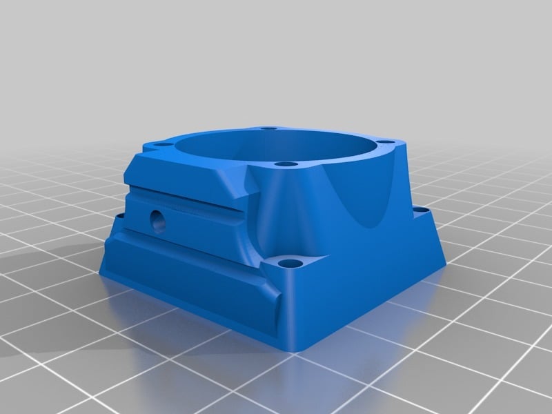 Päivityskiinnike Geeetech A10/A30: E3D V6 Hotend ja Dual 5015 -puhallintuki