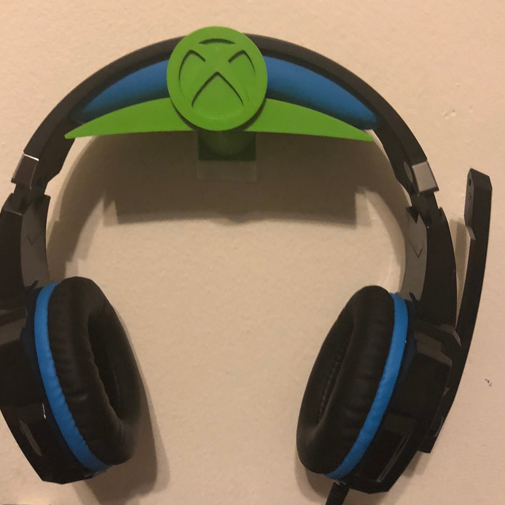 Xbox-pelikuulokkeiden seinäkiinnitys