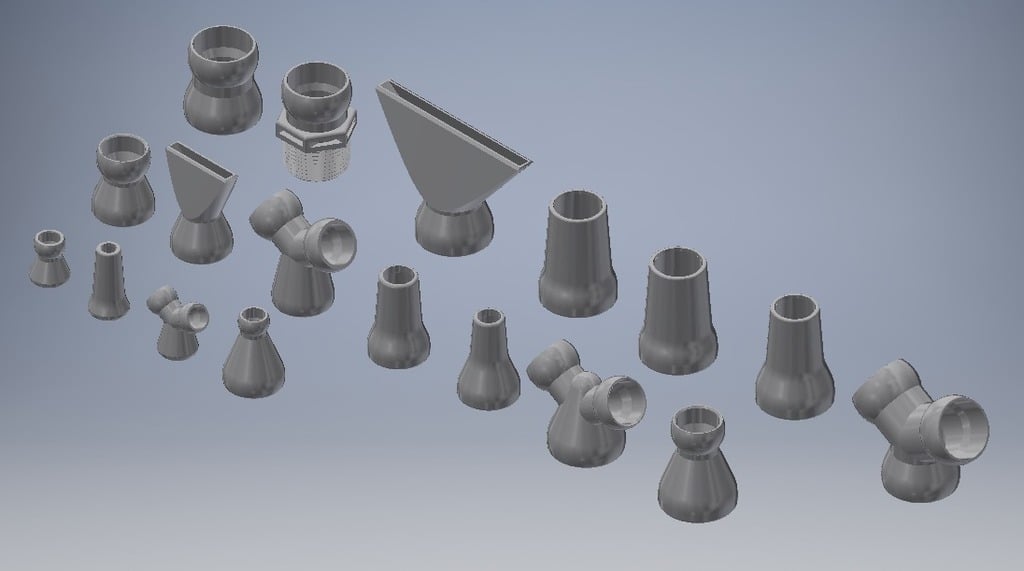 Loc-Line-liittimet (1/4', 1/2' ja 3/4')