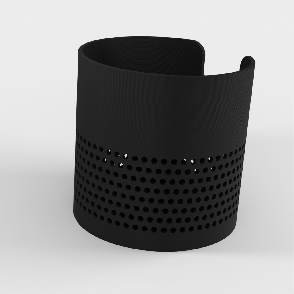 Amazon Echo Dot 2. Gen Stand REMIX akustisella kotelolla ja telakointiasemalla