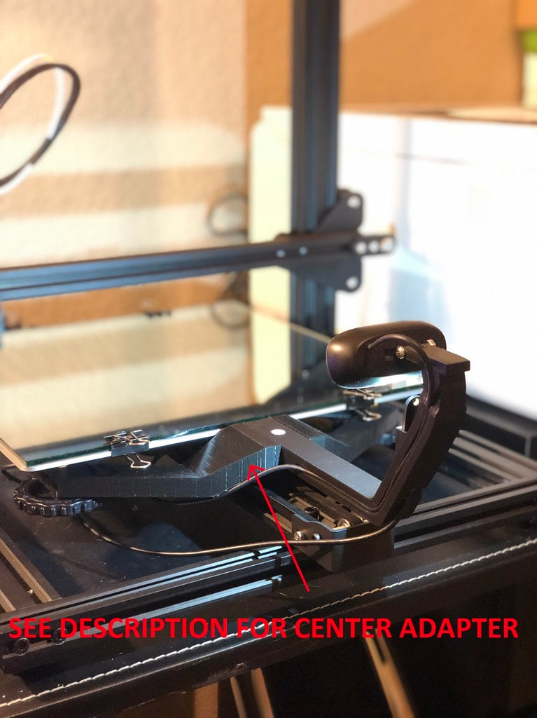 CR-10 verkkokamera pidike Logitech C270:lle (PITKÄ KÄSI)