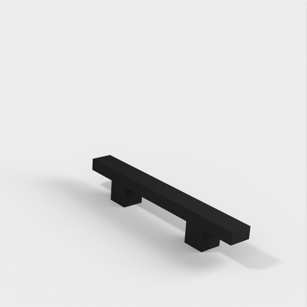 Yksinkertaiset huonekalujen ovenkahvat 100 mm:n kiinnikkeisiin