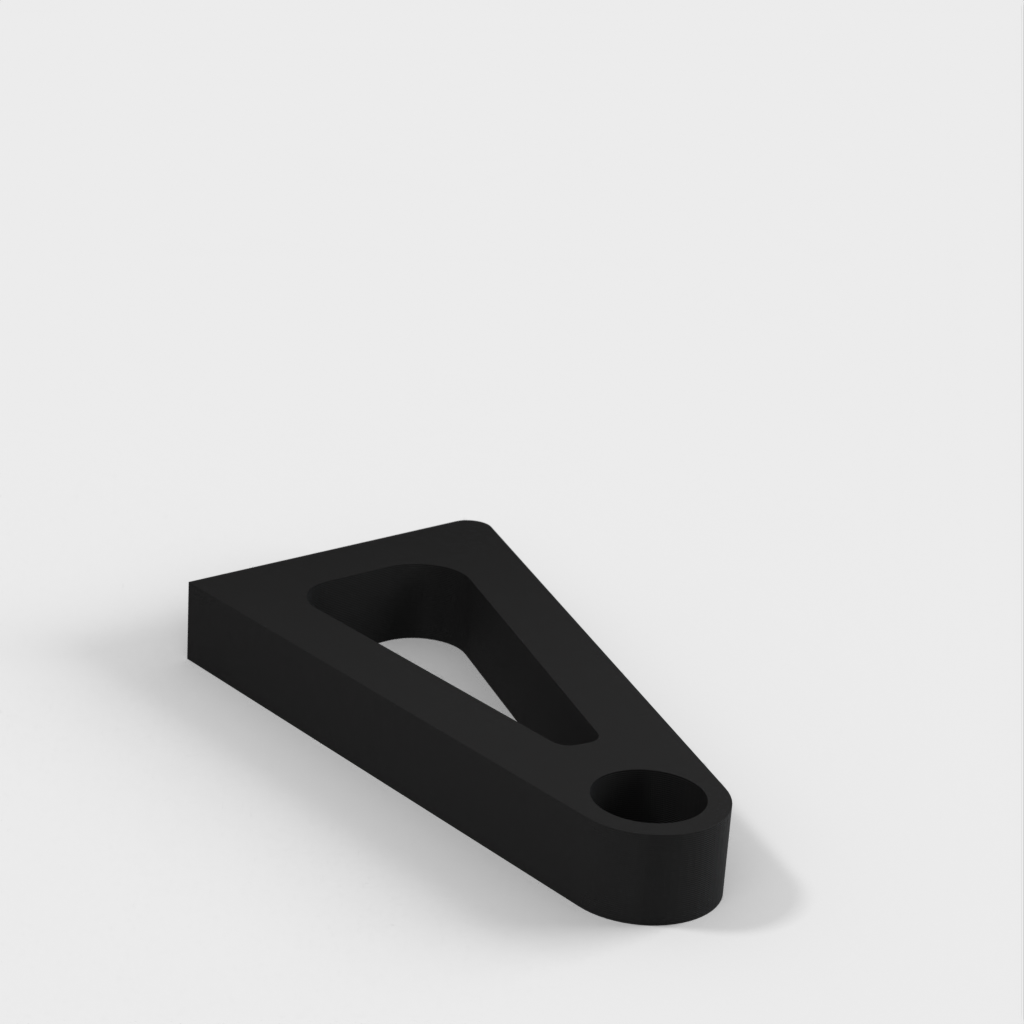 Seinäkiinnike sokkokiinnikkeellä 28 mm verhotankoon (Ikea)