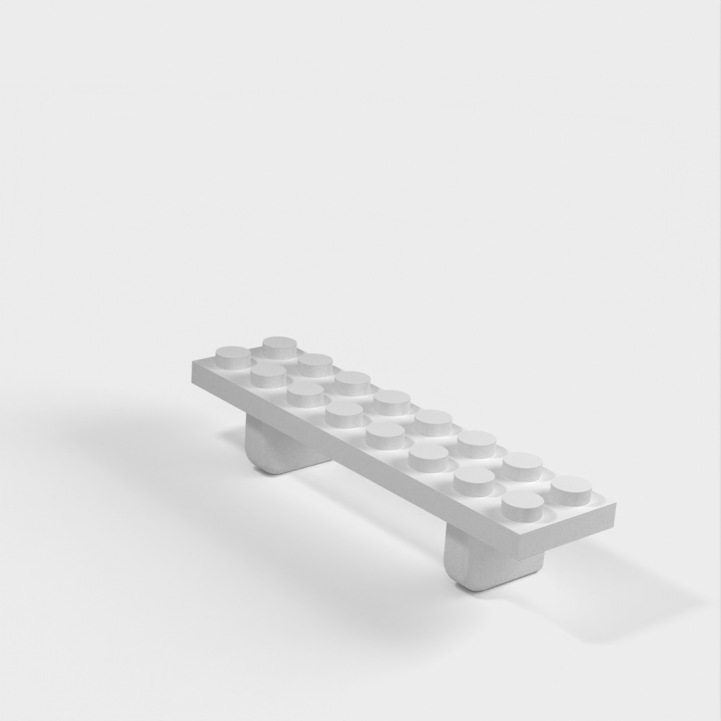 Ikea Skadis avainkoukku ja Lego yhteensopiva järjestäjä