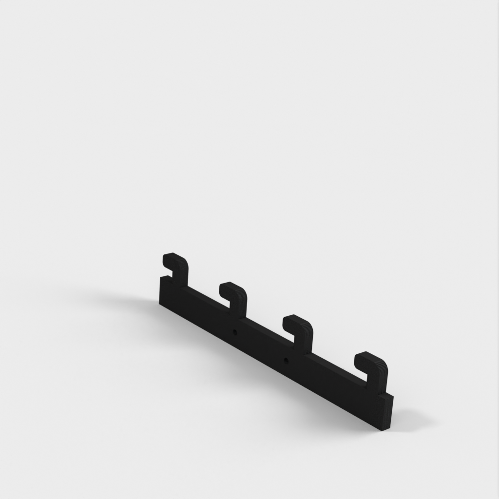 Vesa-kiinnitysteline IKEA Skadis Pegboardille (Heavy Duty + 100mm x 100mm versio)