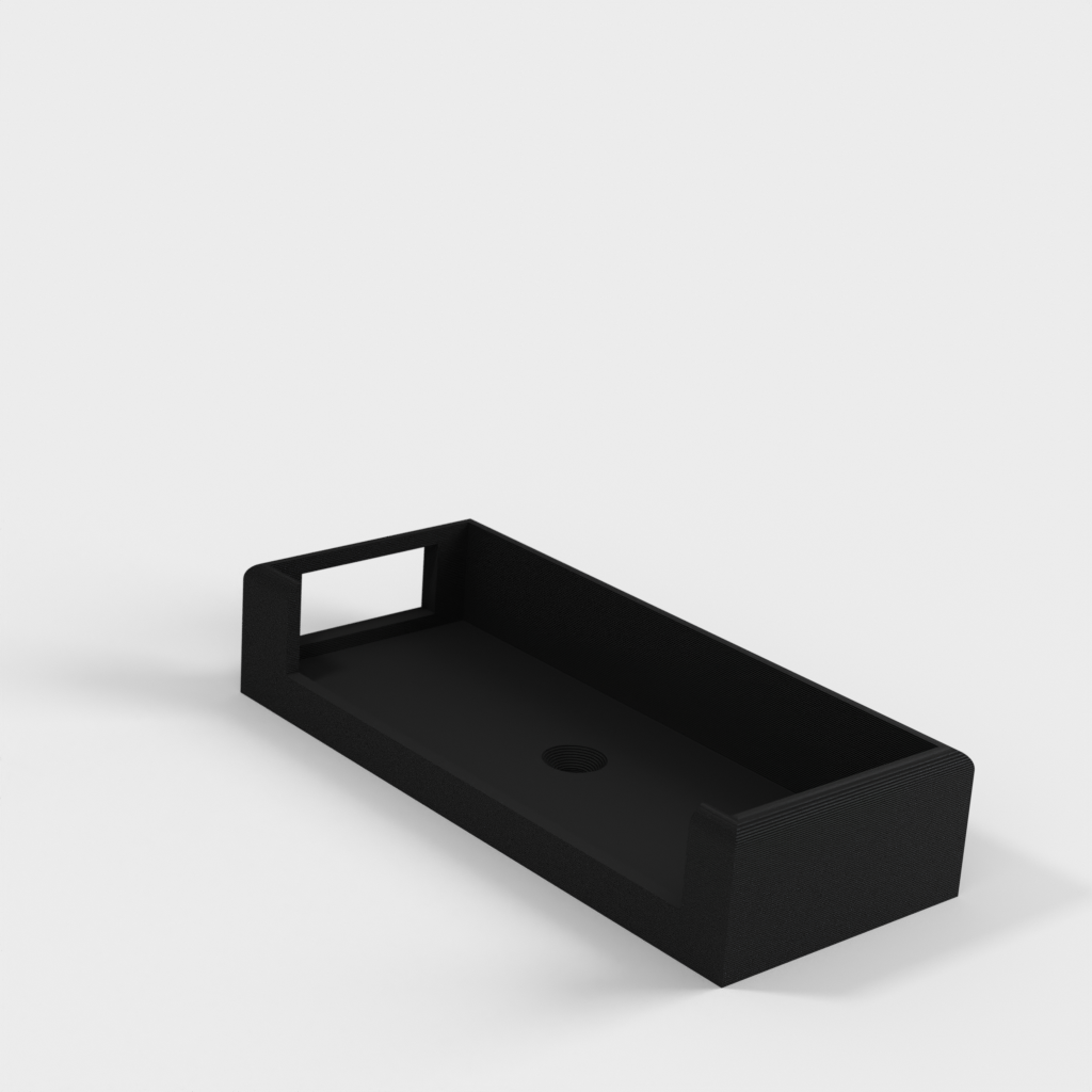 Fusion 360:ssä suunniteltu Sabrent USB-keskittimen pidike