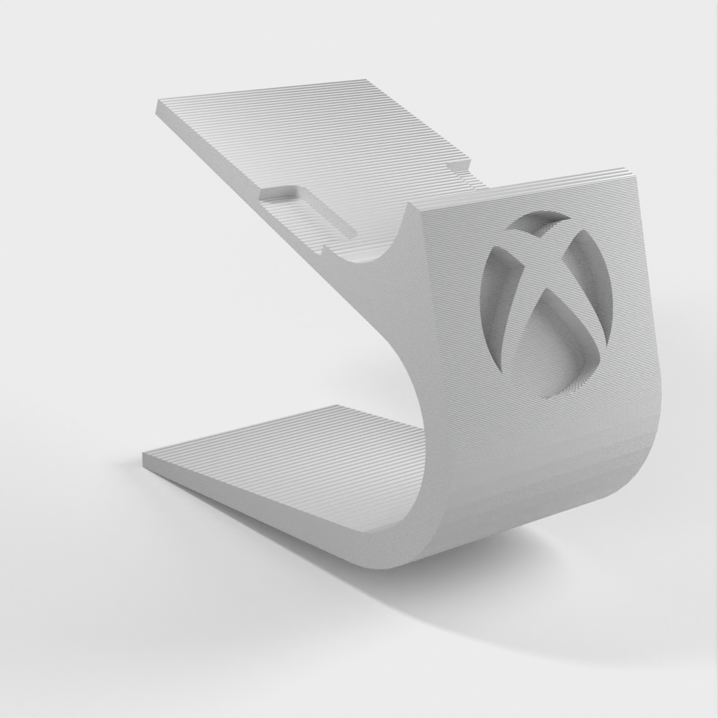 Xbox Elite -ohjaimen jalusta, jossa on alapuolella olevat painikkeiden aukotukset