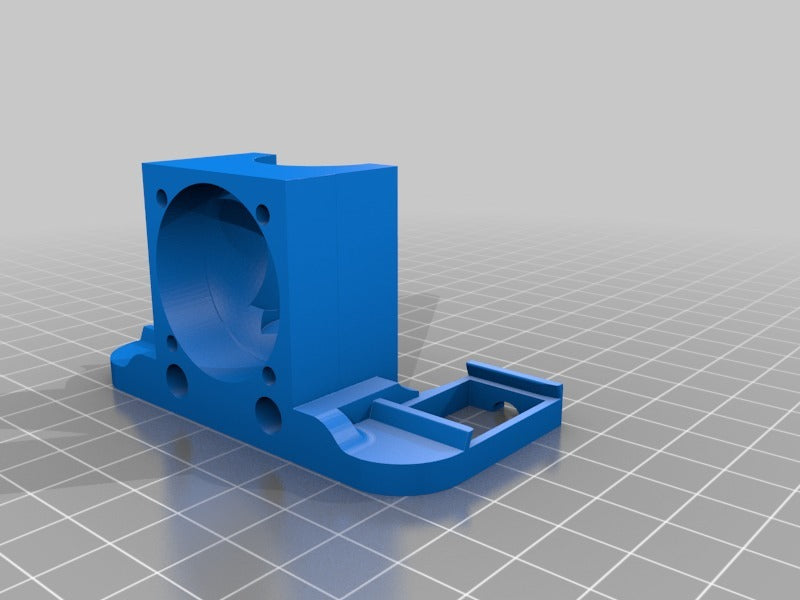 Päivityskiinnike Geeetech A10/A30: E3D V6 Hotend ja Dual 5015 -puhallintuki