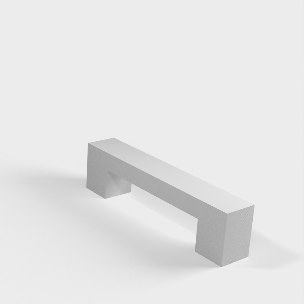 Yksinkertaiset huonekalujen ovenkahvat 100 mm:n kiinnikkeisiin