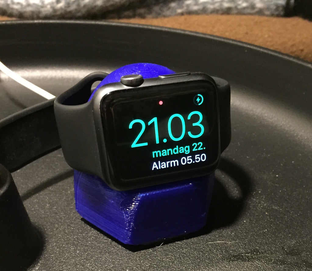 Uudelleentäytettävä jalusta Apple Watchille